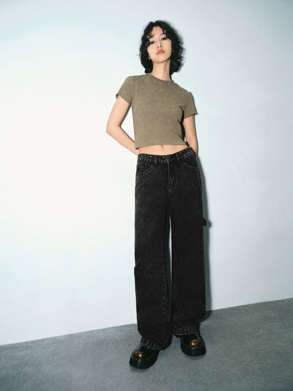 Wide-Leg Jeans