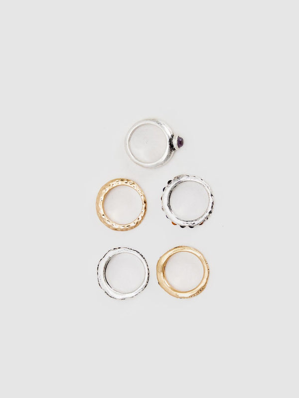 Metal Stud Earrings