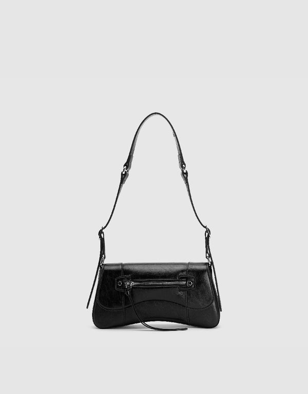 Vegan Leather Shoulder Bag