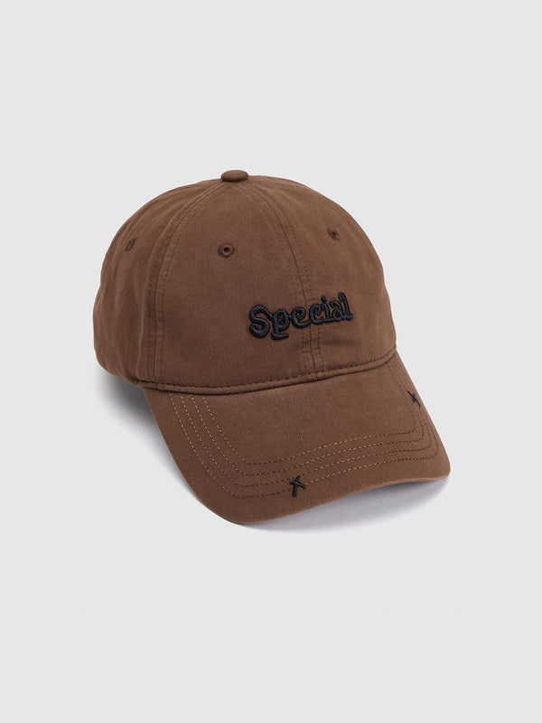 Letter Embossed Baseball Cap