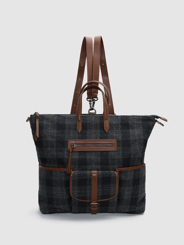 Check Tote Backpacks