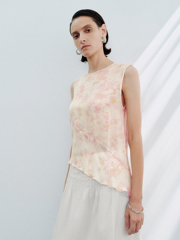 Floral Sleeveless Overhead Shirts