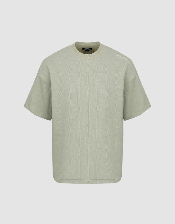 Loose Knitted T-Shirt