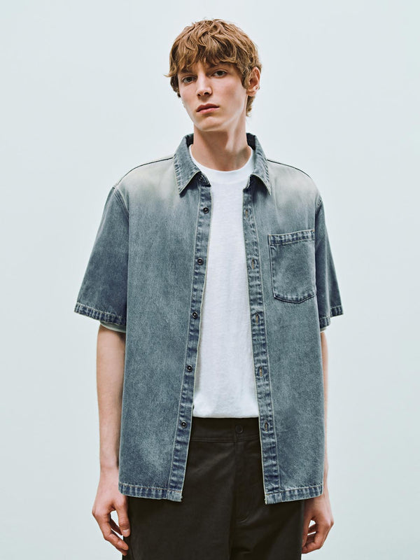 Denim Short Sleeve Shirts