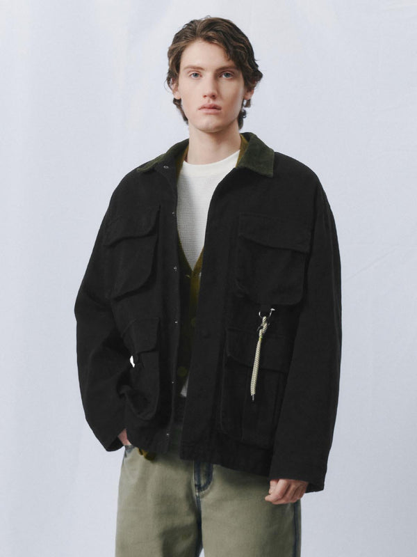 Multi Pocket Oversized Jackets