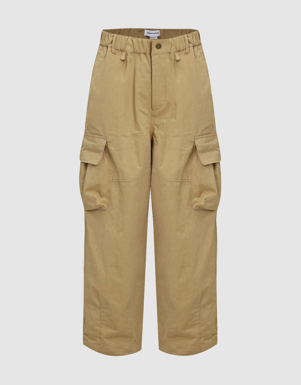 Multi-Pocket Carrot Fit Pants