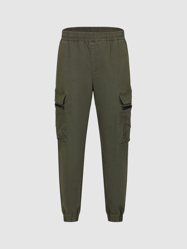 Elastic Jogger Pants