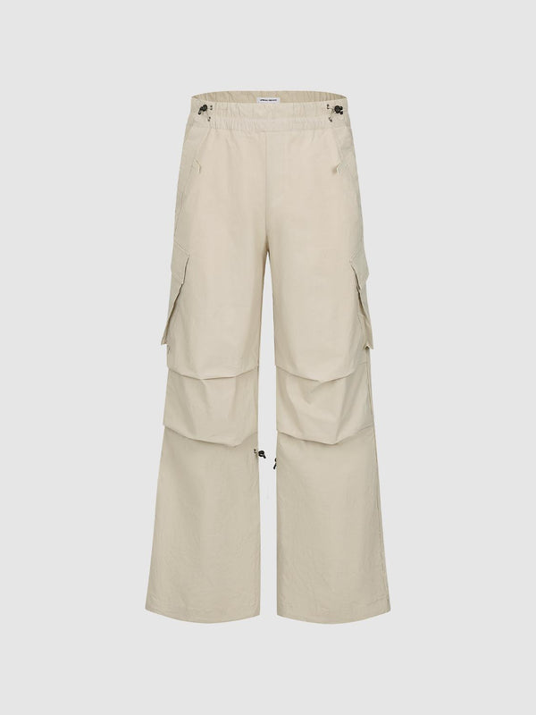 Wide-Leg Cargo Pants