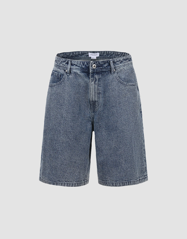 Loose Denim Shorts