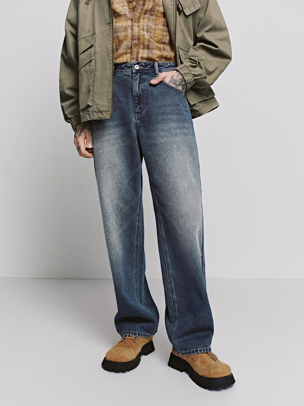 Gradient Straight Leg Jeans