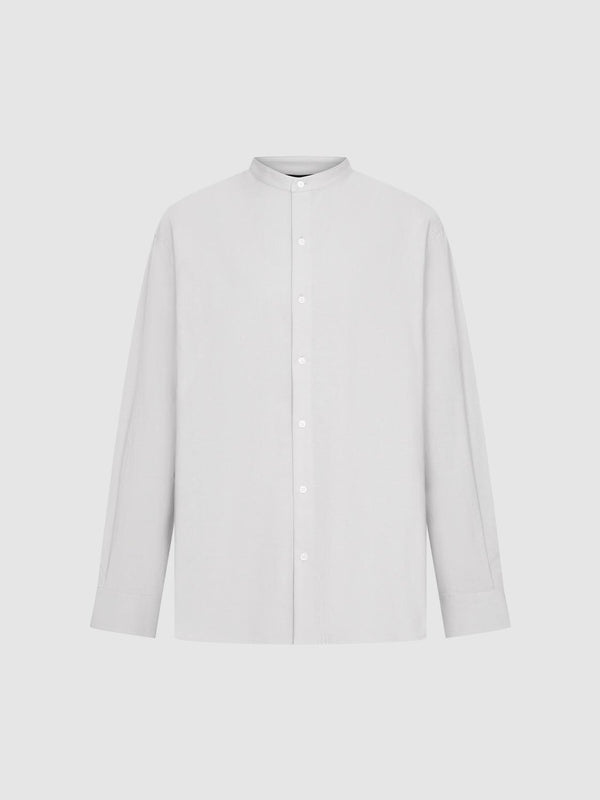 Crew Neck Collarless Regular Shirts