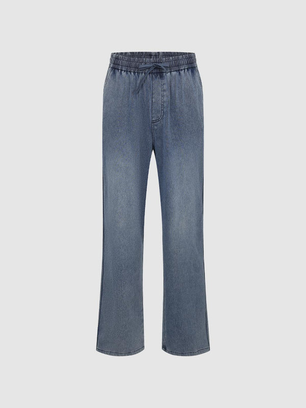 Elastic Denim Jeans