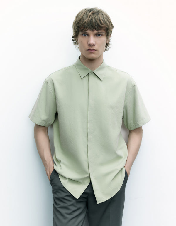 Standard Sleeve Straight Shirt