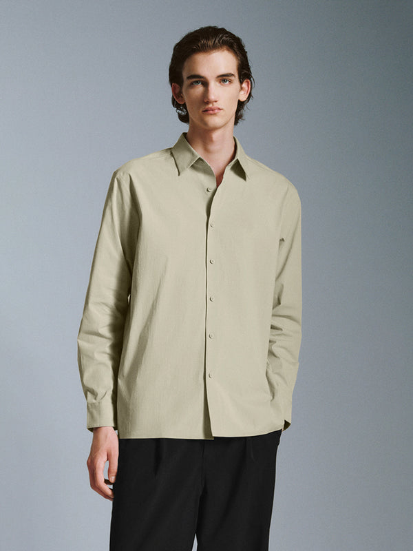 Button Up Straight Shirt