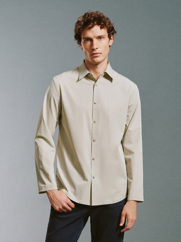 Button Up Straight Shirt