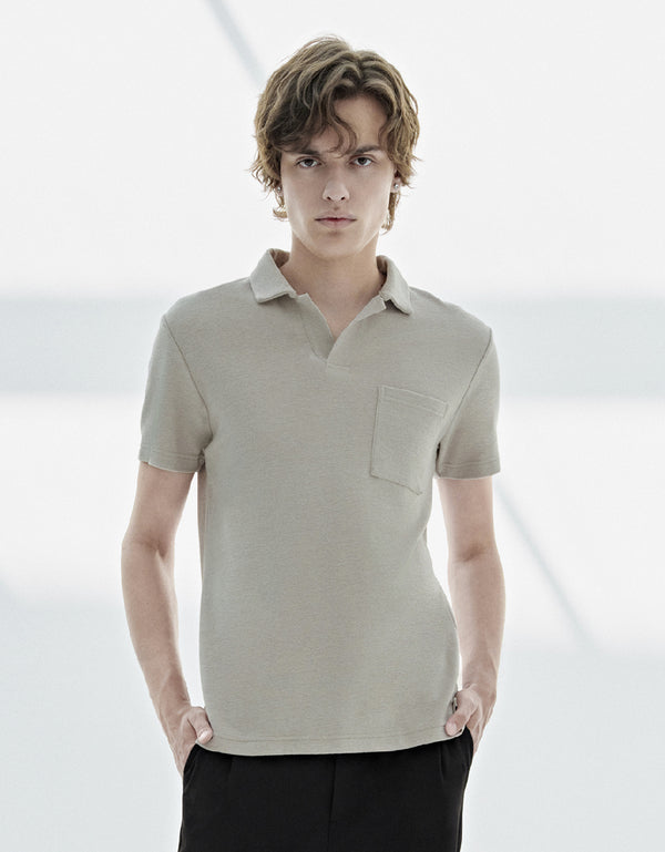 Standard Sleeve Straight Polo Shirt