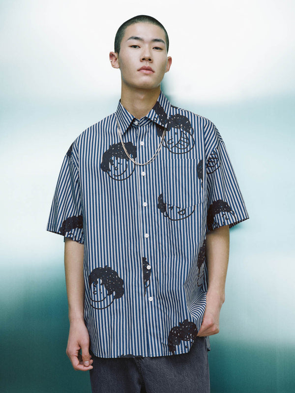 Drop Shoulder Sleeve Loose Shirts