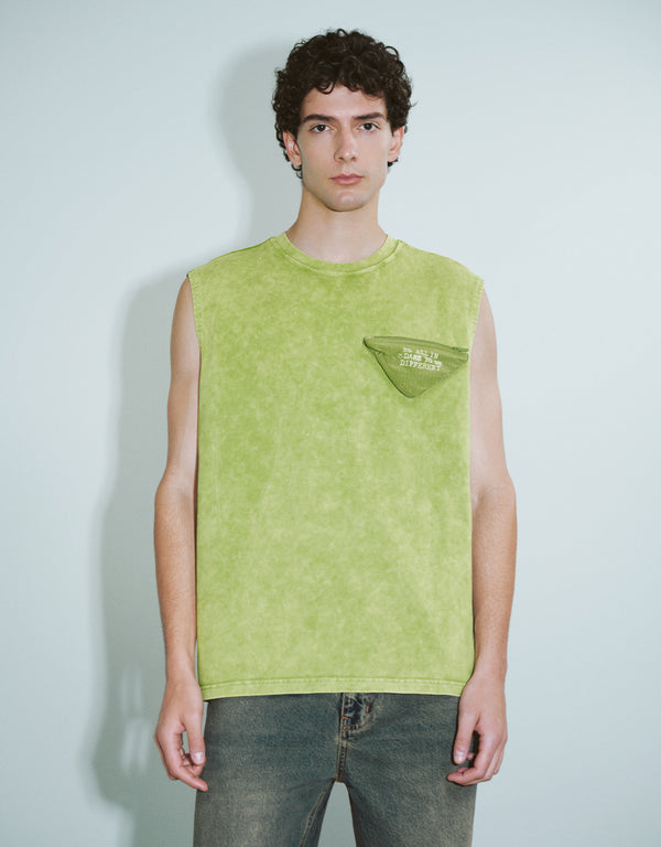 Crew Neck Loose Tank Top