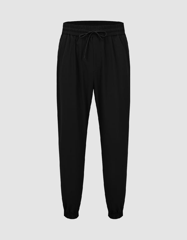 Drawstring Waist Loose Jogger Pants