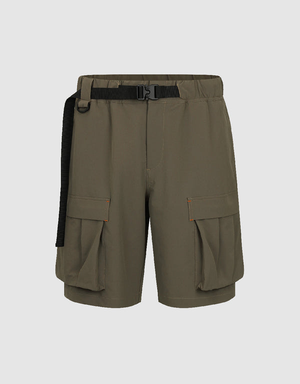 Utility Shorts With Belt