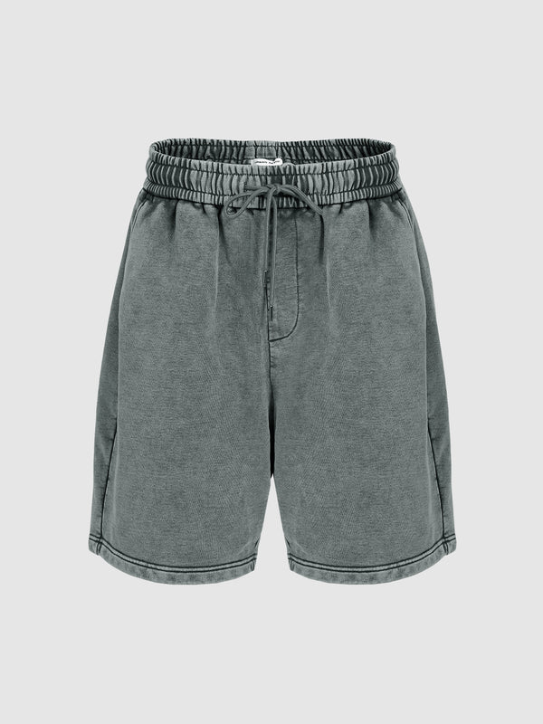 Drawstring Waist Oversized Shorts