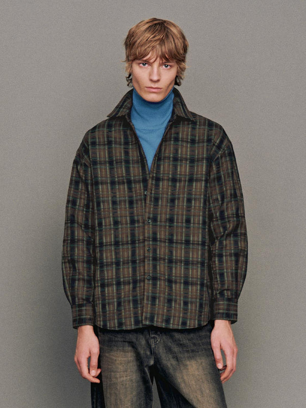 Loose Fit Check Shirts