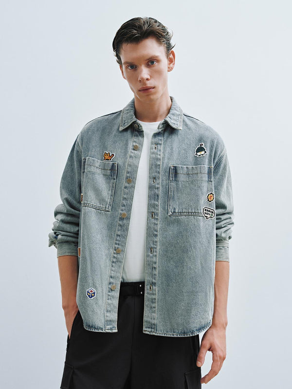 Loose Fit Denim Shirts