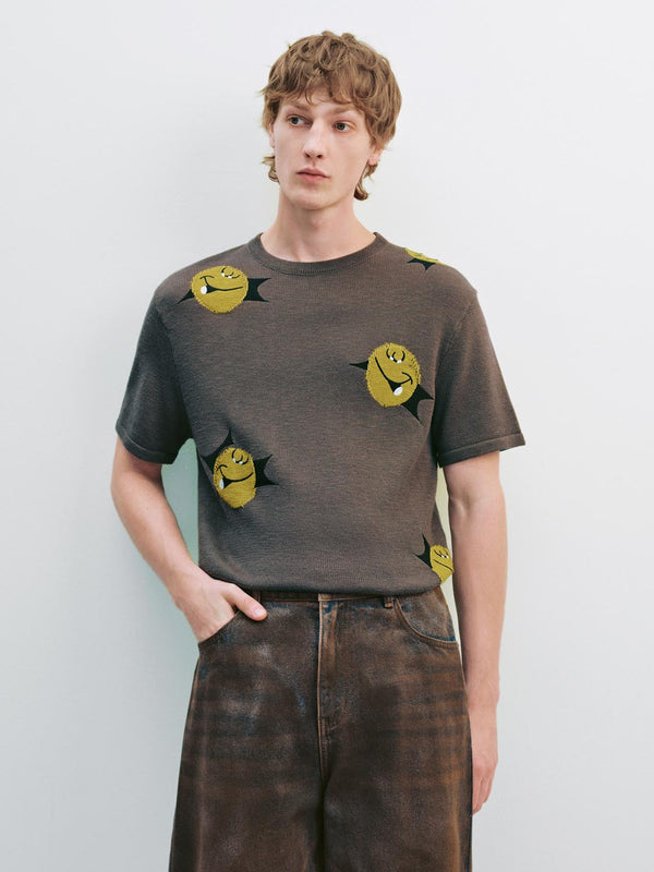 Knitted Short Sleeve T-Shirts