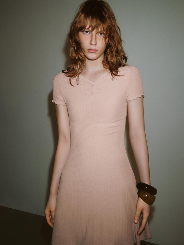 Lettuce Hem Mini Dresses