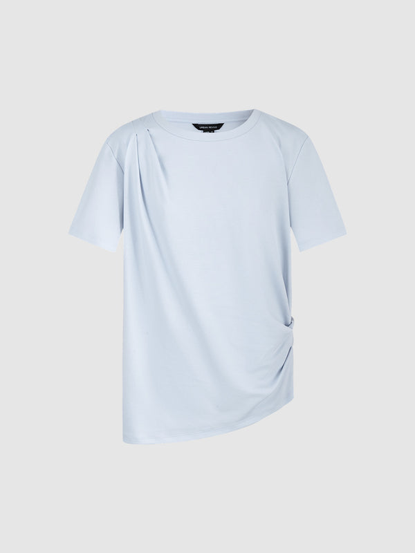 Crew Neck Straight T-Shirt