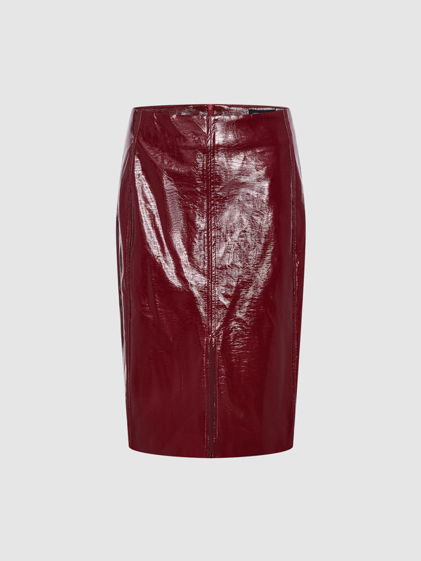 Leather Straight Skirts