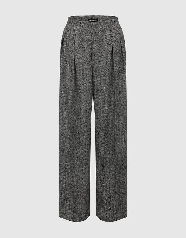 Tailored Wide-Leg Pants