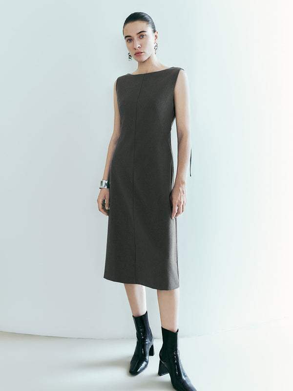 Crew Neck Skater A-Line Dress