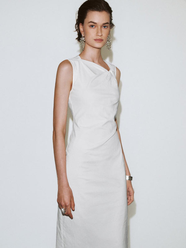 Skinny-Fit Sleeveless Midi Dresses