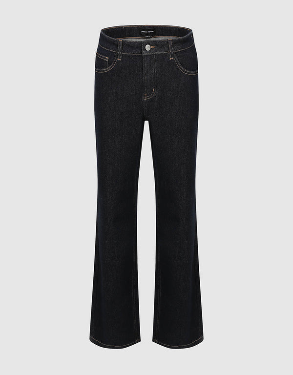 Straight Jeans With Belt