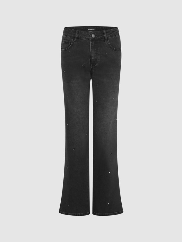 Flared Leg Denim Jeans