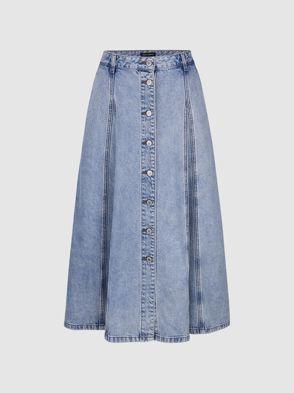 Denim Maxi Skirts