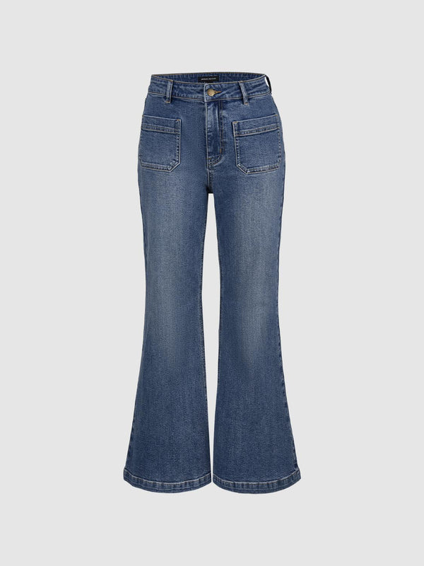 Denim Flared Jeans