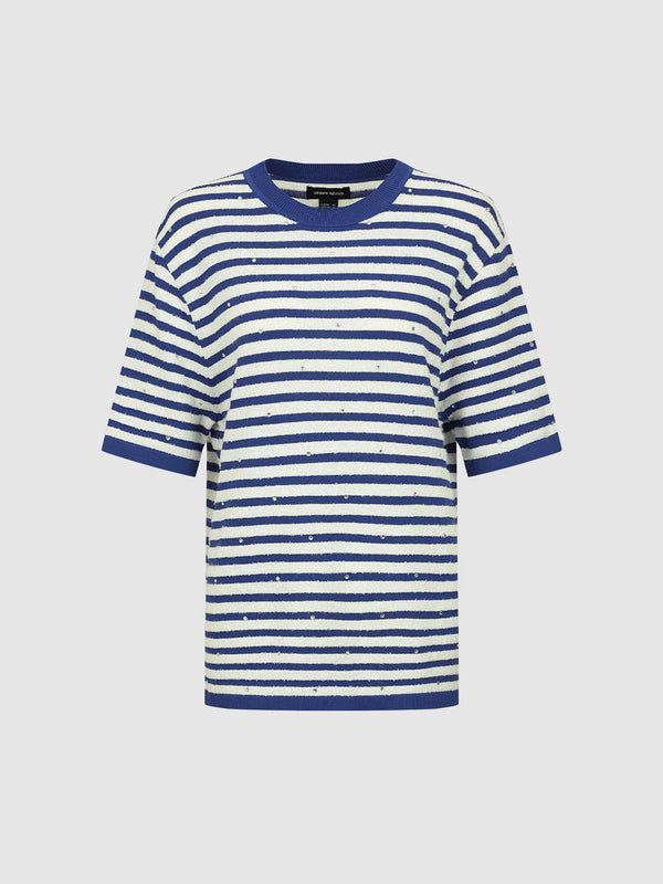 Striped Knitted T-Shirts