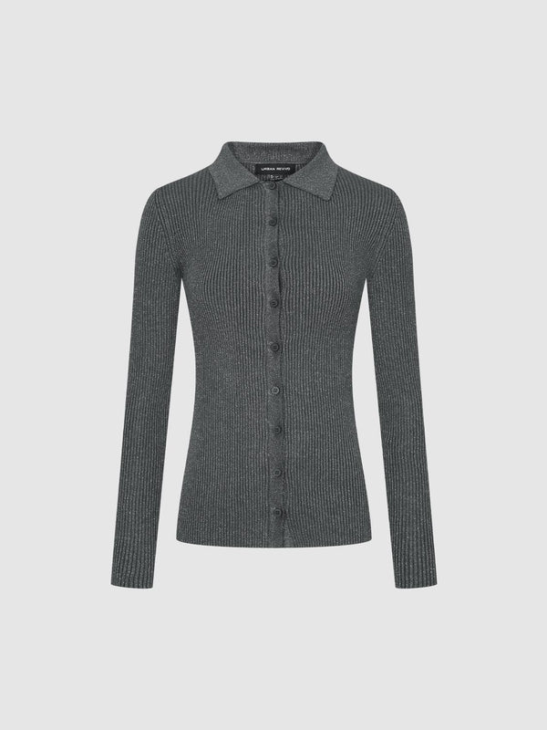 Button Up Slim Fit Knitted Cardigans