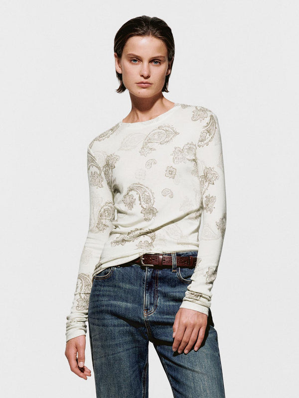 Slim Printed Long Sleeve T-Shirts