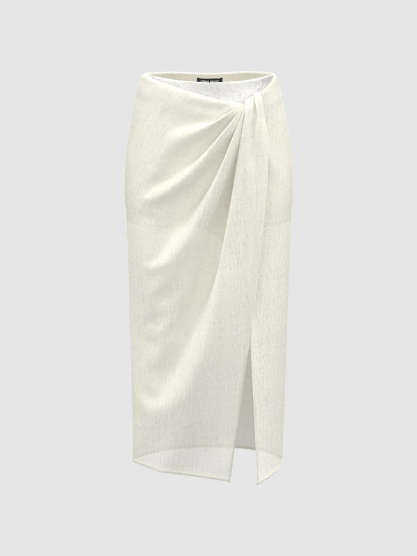 Draped Straight Skirts