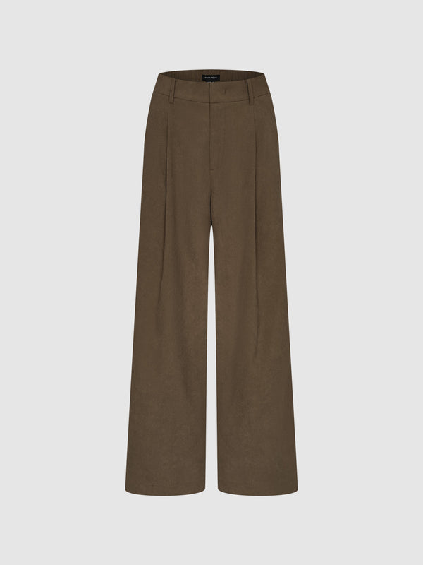 Regular Wide-Leg Pants