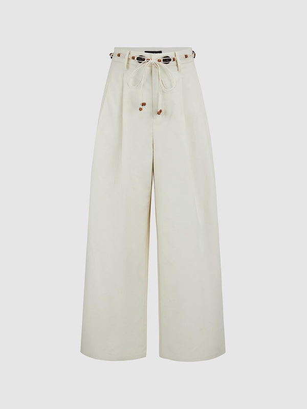 Thick Wide-Leg Pants