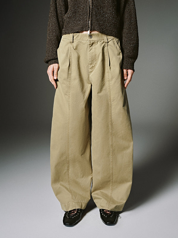 Seamed Barrel Pants