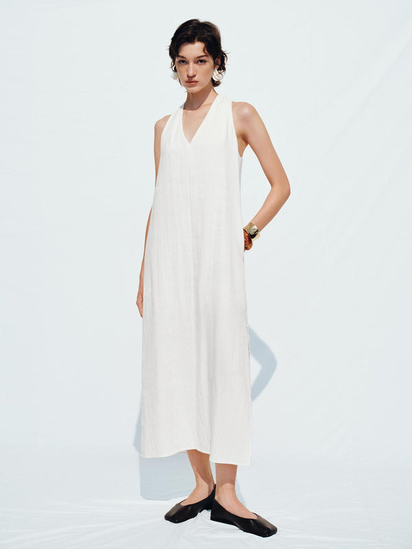 Sleeveless A-Line Maxi Dresses