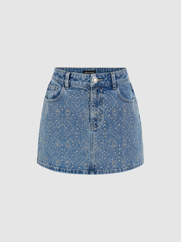 Mini Denim Skirts