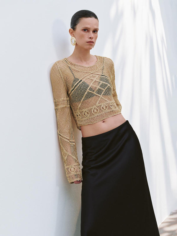 Open Knitted Blouses