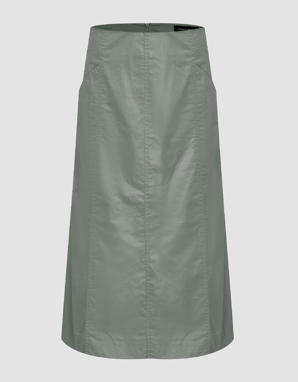 Midi A-Line Skirt