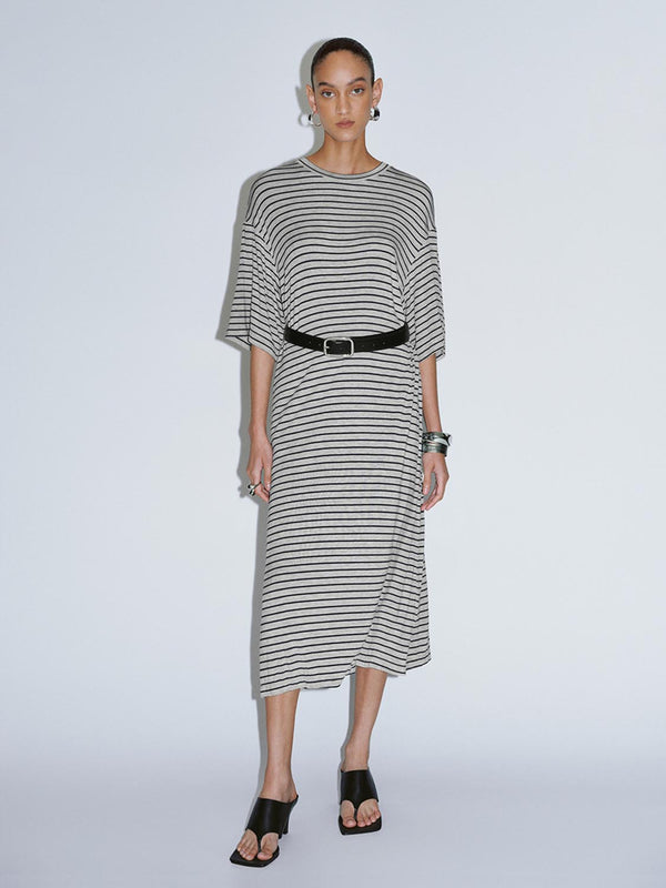 Striped Straight Dresses